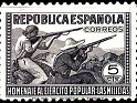 Spain 1938 Army 5 CTS Marron Edifil 792. España 792. Uploaded by susofe